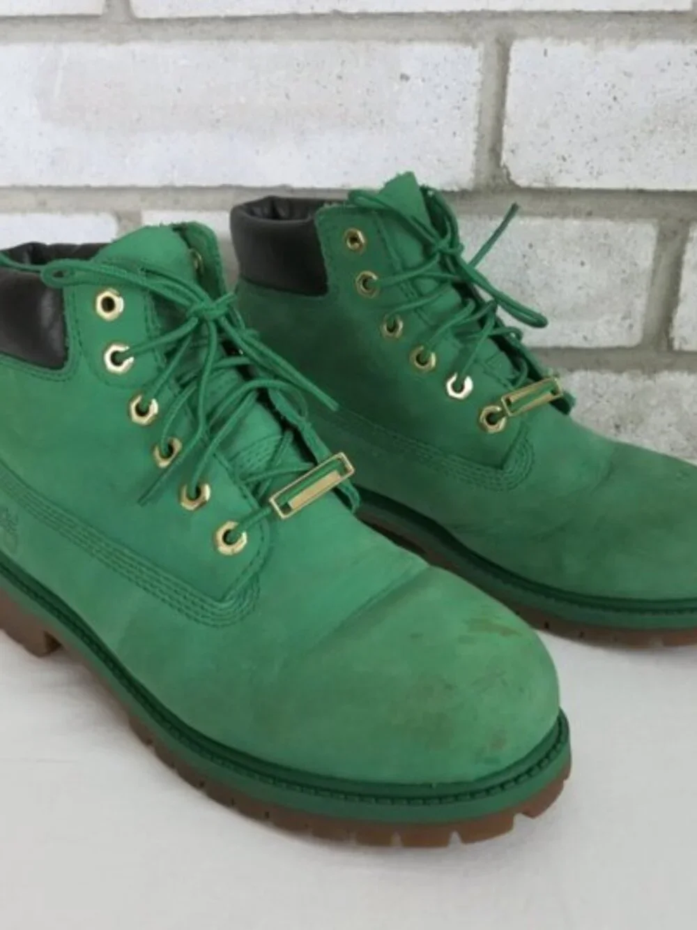 Timberland Nubuck Leather High Top Hiking Outdoor Footwear Kid's Child's Boots 3